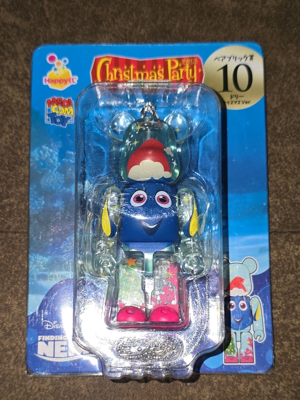 Bearbrick Disney Pixar Christmas Party 2013 Dory #10 100% Medicom Toy NIP
